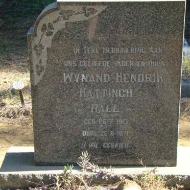RALL Wynand Hendrik Hattingh 1913-1971