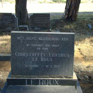 ROUX Christoffel Erasmus, le 1905-1977