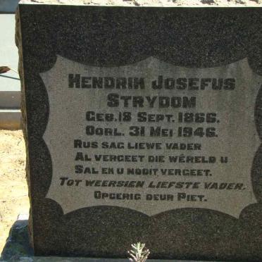 STRYDOM Hendrik Josefus 1866-1946