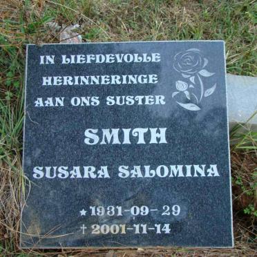 SMITH Susara Salomina 1931-2001