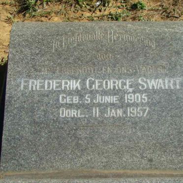 SWART Frederik George 1905-1957