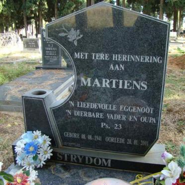 STRYDOM Martiens 1941-2001