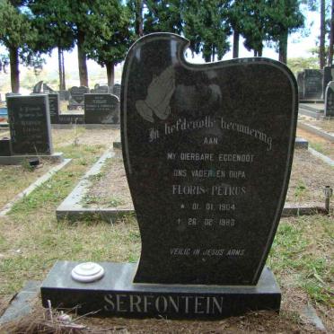 SERFONTEIN Floris Petrus 1904-1983