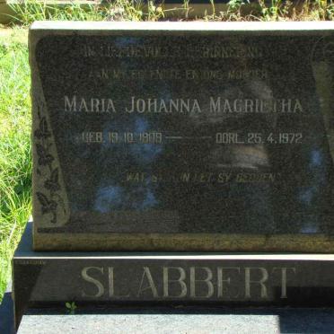 SLABBERT Maria Johanna Magrietha 1909-1972