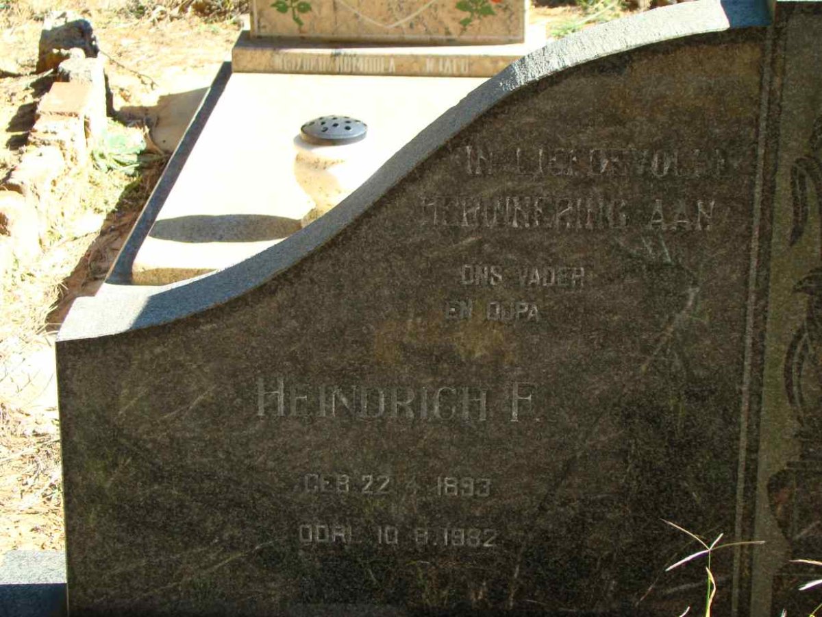 SCHOLTZ Heindrich F. 1893-1982