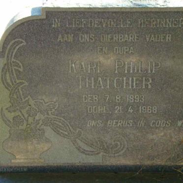 THATCHER Karl Philip 1893-1968