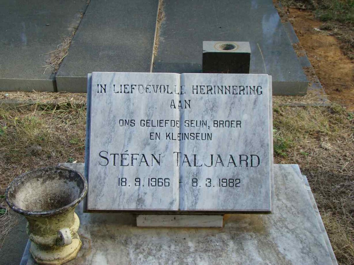 TALJAARD Stefan 1966-1982
