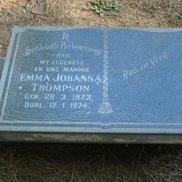 THOMPSON Emma Johanna 1923-1974