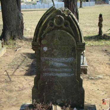 VISAGIE Barend Christoffel 1892-1942