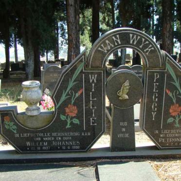 WYK Willem Johannes, van 1937-1990 &amp; Petronella Elizabeth 1939-1988