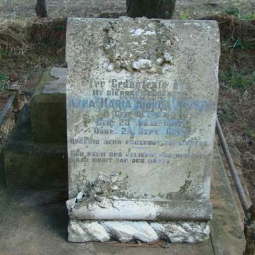 ? Anna Maria Sophia nee OLIVIER 1917-1933