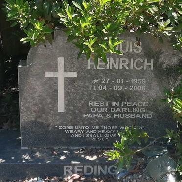 REDINGER Louis Heinrich 1959-2006