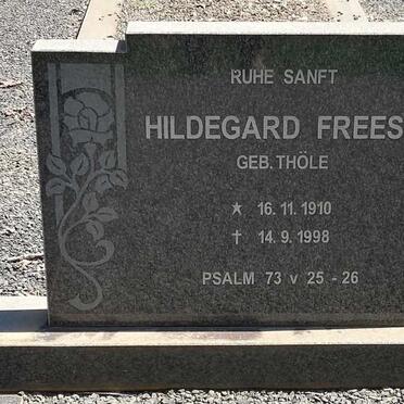 FREESE Hildegard nee THÖLE 1910-1998