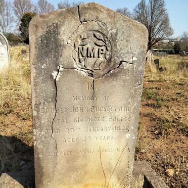 BAILEY John Buckley -1890