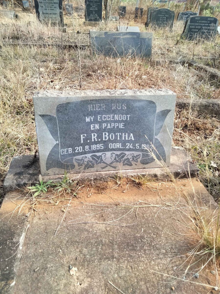 BOTHA F.R. 1895-1963