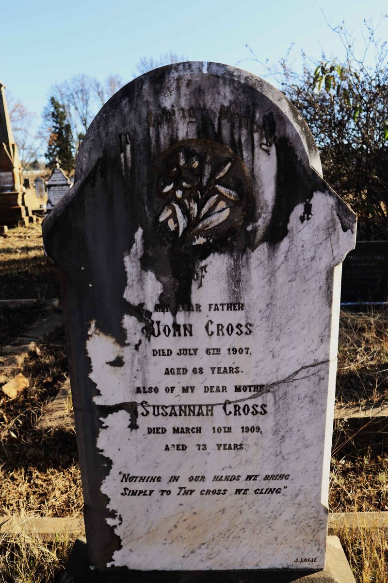 CROSS John -1907 & Susannah -1909