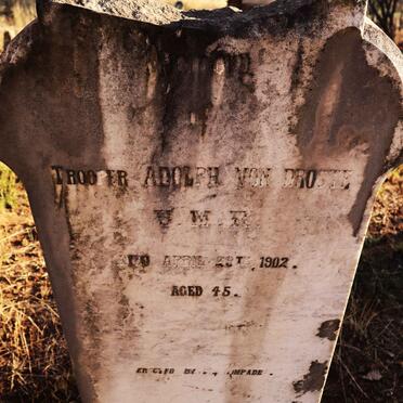 DROSTE Adolph, von -1902