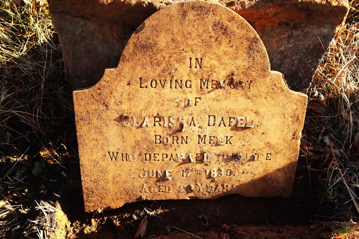 DAFEL Clarissa nee MEEK -18?9