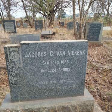 NIEKERK Jacobus C., van 1888-1963