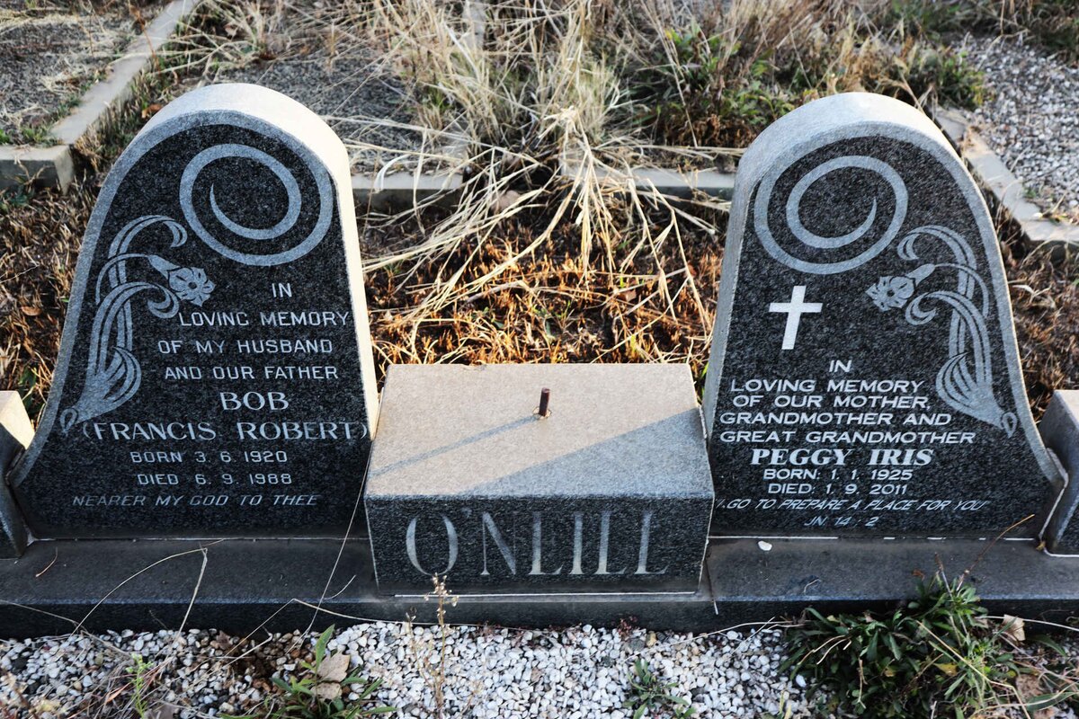 O'NEILL Francis Robert 1920-1988 & Peggy Iris 1925-2011