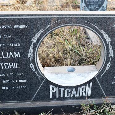 PITCAIRN William Ritchie 1907-1985 & Nancy Olive 1904-1986