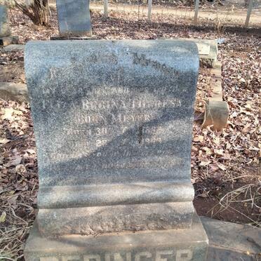 REDINGER Eliza Regina Theresa nee MEYER 188?-1953