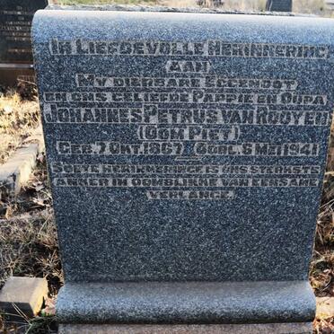 ROOYEN Johannes Petrus, van 1867-1941