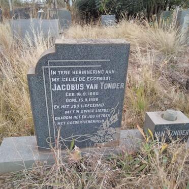 TONDER Jacobus, van 1880-1956