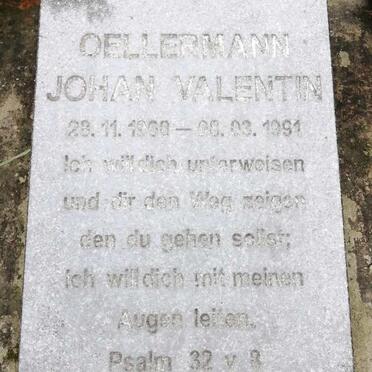 OELLERMANN Johan Valentin 1960-1991