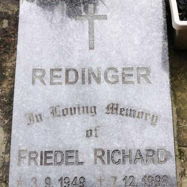 REDINGER Friedel Richard 1949-1998