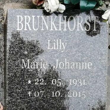 BRUNKHORST Lilly Marie Johanne 1931-2015