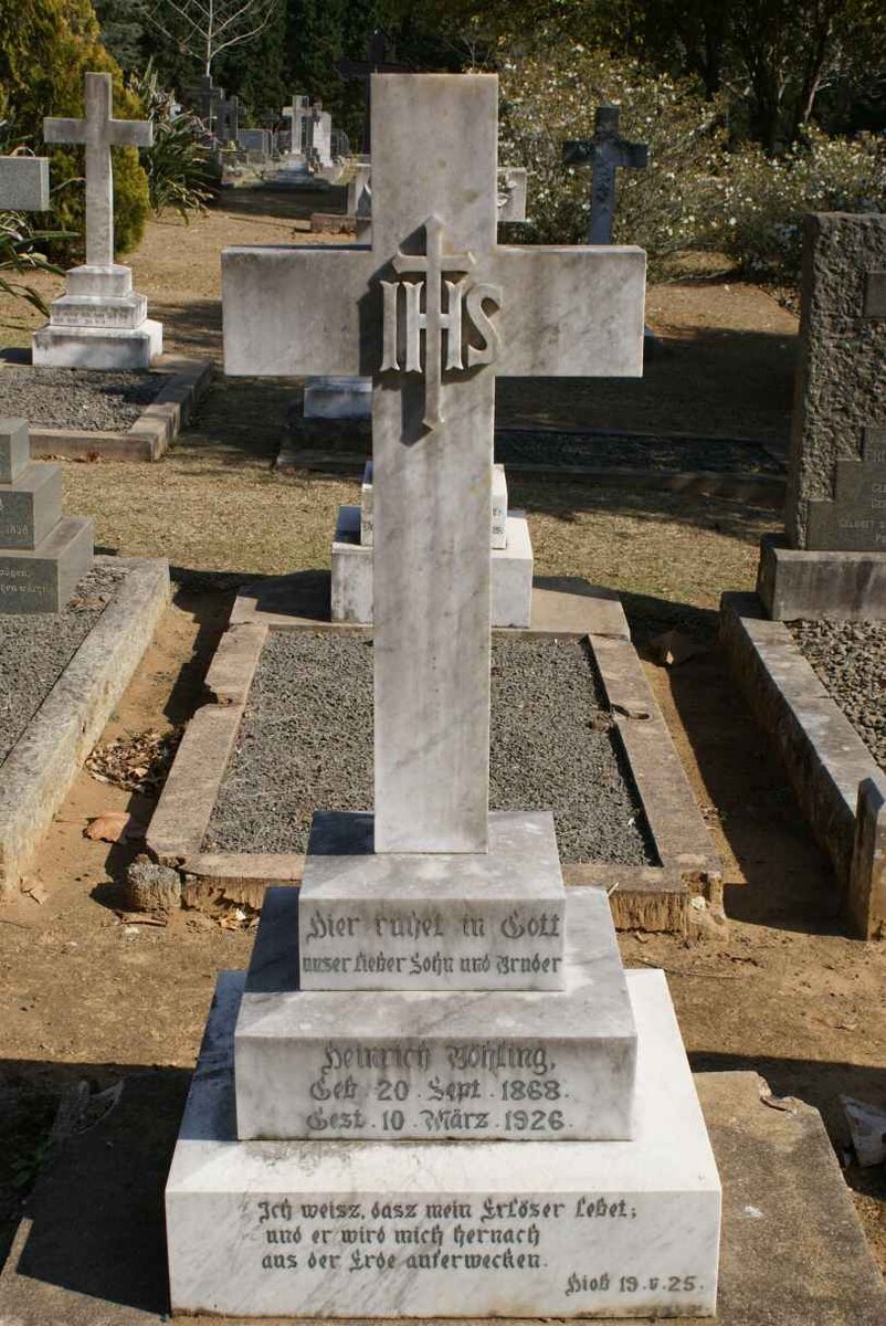 BOHLING Heinrich 1868-1926