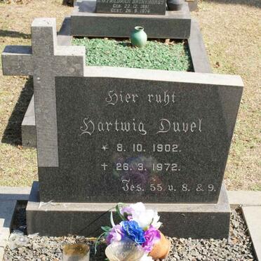 DUVEL Hartwig 1902-1972