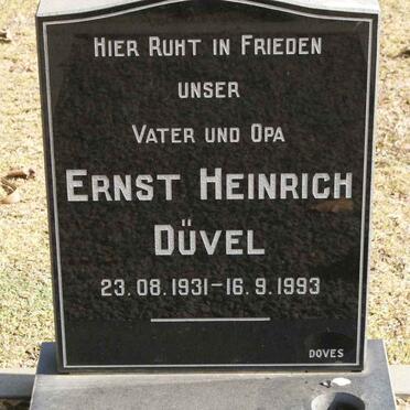 DUVEL Ernst Heinrich 1931-1993