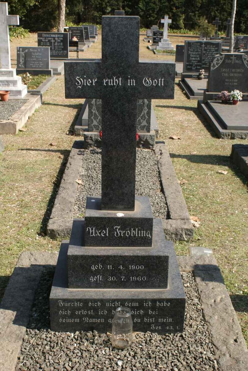 FROHLING Axel 1900-1960