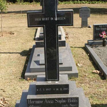 HOHLS Hermine Anna Sophie 1907-1995