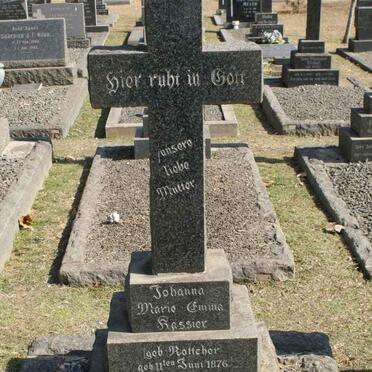 KASSIER Johanna Maria ? nee ROTTCHER 1876-1953