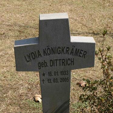 KONIGKRAMER Lydia nee DITTRICH 1933-2005