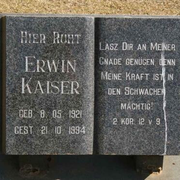 KAISER Erwin 1921-1994