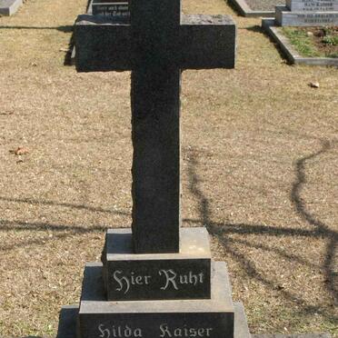 KAISER Hilda nee THIES 1896-1986