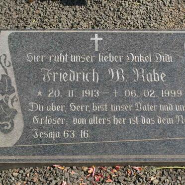 RABE Friedrich W. 1913-1999