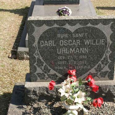 UHLMANN Carl Oscar Willie 1899-1963