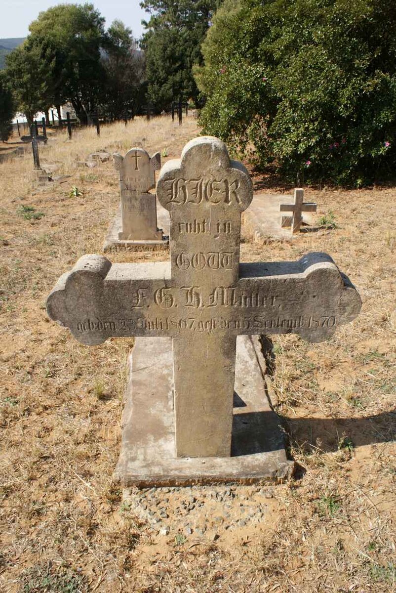 MULLER Ferdinand Gustav Heinrich 1867-1870