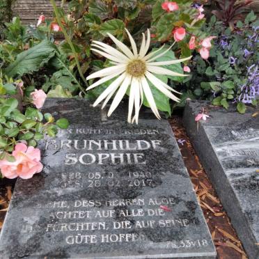 SCHROEDER Brunhilde Sophie 1940-2017