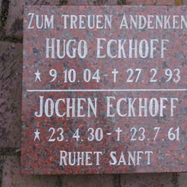 ECKHOFF Hugo 1904-1993 :: ECKHOFF Jochen 1930-1961