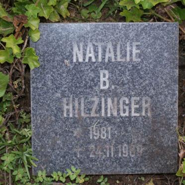 HILZINGER Natalie B. 1981-1989