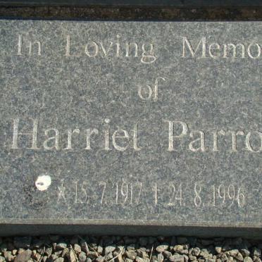 PARROTT Harriet 1917-1996