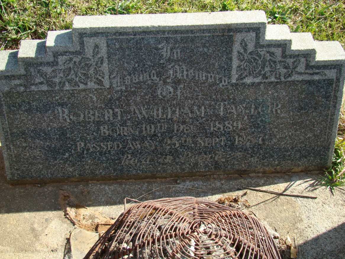 TAYLOR Robert William 1889-1957