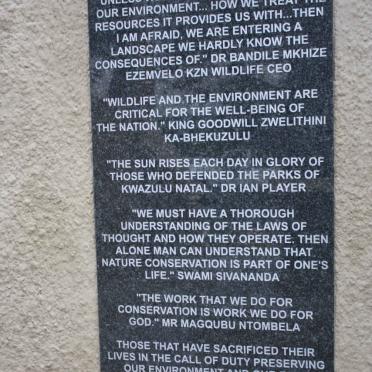 07. Memorial plaque with quotes