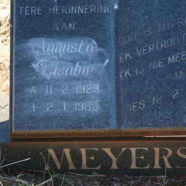 MEYERS Augusta Elsabie 1929-1988